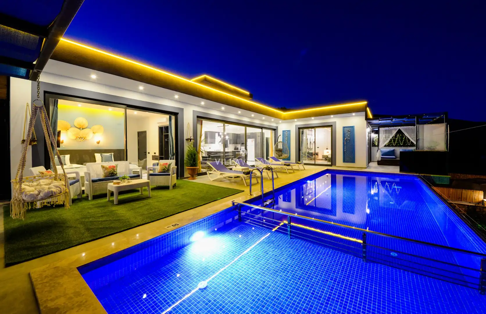 Ankara lüks villa havuz ve peyzaj tasarımı